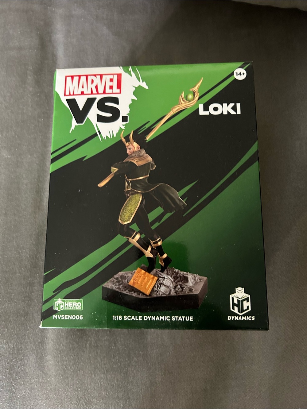 Marvel Loki Dynamic Statue - Green, Black, Gold
